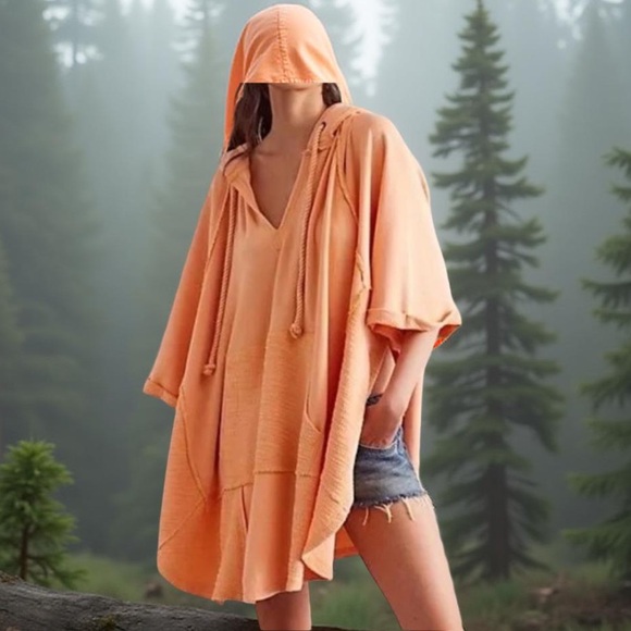 Free People Orange Swim Coverup - Picture 3 of 11